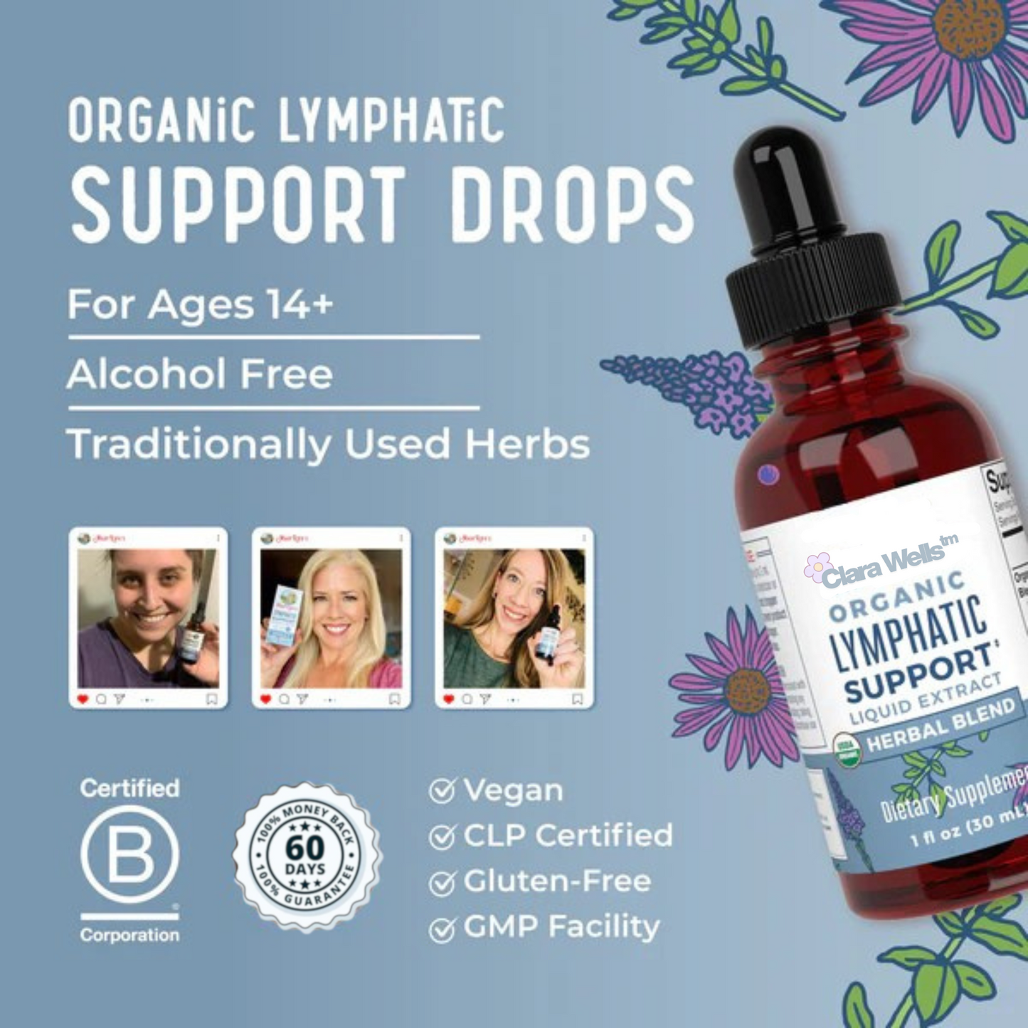 Organic Lymphatic Support Drops